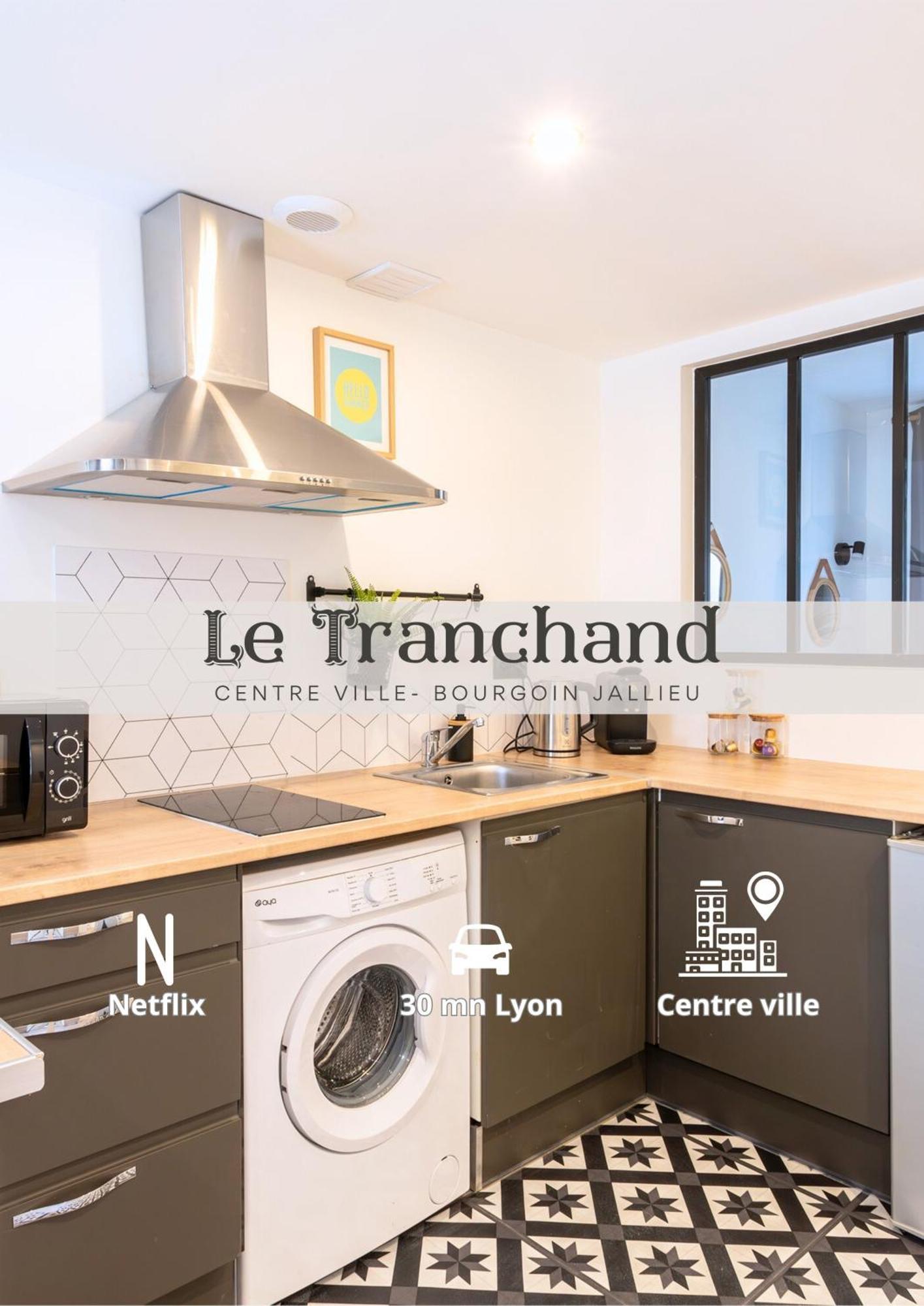 Bourgoin-Jallieu Le Tranchand☆City Center☆Wifi Hd מראה חיצוני תמונה